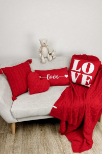 Наволочка в'язана Прованс LOVE 45х45 см фото 5 Наволочка в'язана Прованс LOVE 45х45 см фото 5