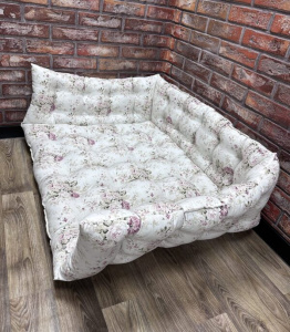 Подушка з бортами на піддони/гойдалки/каркаси панама “Hydrangea” фото 1 Подушка з бортами на піддони/гойдалки/каркаси панама “Hydrangea” фото 1