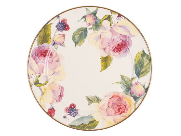 Тортовница эмалированная Elmani с крышкой на ножке, 30 см 763-007 фото 2