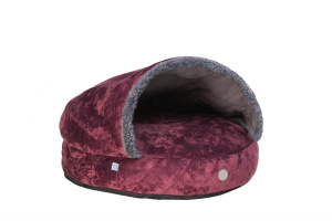 Лежак-норка Cover Plush Cherry фото 4 Лежак-норка Cover Plush Cherry фото 4
