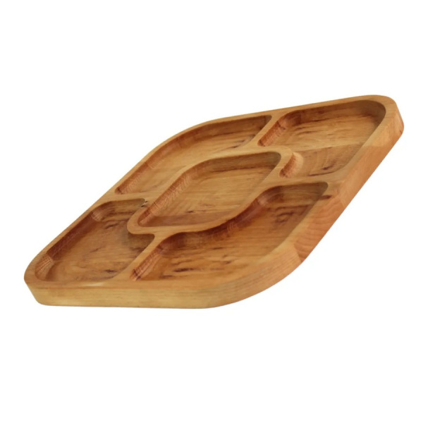 Менажница TASTE ТМ BRIZOLL, Бук , 5 секций фото 2