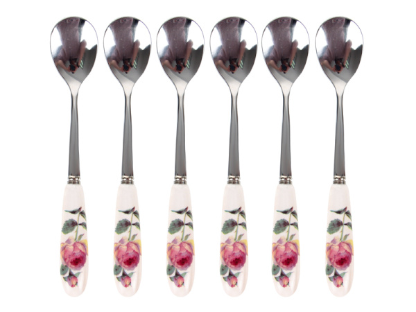 Набор чайных ложек Пион Lefard 6 шт 15 см 943-194 фото 1