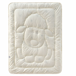 Одеяло Wool детское ТM PAPAELLA 100х135 см Молоко фото 1