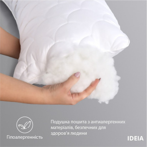 Подушка для сну та відпочинку S-Form ТМ IDEIA 40x130 см Білий фото 4 Подушка для сну та відпочинку S-Form ТМ IDEIA 40x130 см Білий фото 4