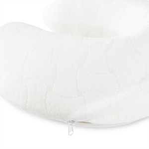 Подушка дорожная Рогалик MEMORY FOAM ТМ IDEIA 30x40 см Белый фото 3