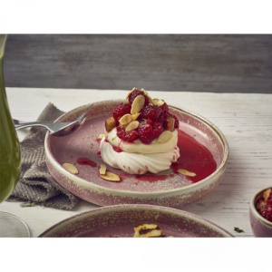 Тарілка з бортиком Terra Porcelain Rose Pink 26х3,3 см GenWare фото 2 Тарілка з бортиком Terra Porcelain Rose Pink 26х3,3 см GenWare фото 2