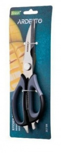 Ножиці кухонні Ardesto Fresh 22,7 см, сірий/чорний