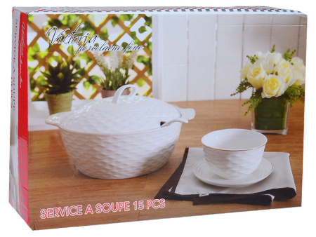 Столовий набір з супницею Lefard , 15 предметів 359-471
