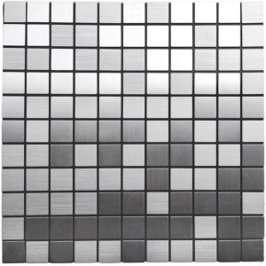 Самоклеящаяся алюминиевая плитка серебряная мозаика 30x30x0,3см фото 1 Самоклеящаяся алюминиевая плитка серебряная мозаика 30x30x0,3см фото 1