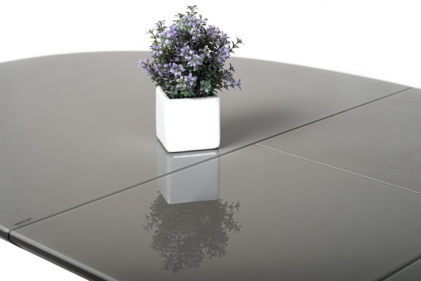 Обідній стіл  ТМ-65 Сірий 140(160)х90