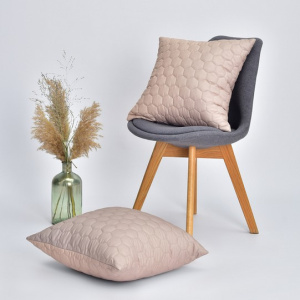 Подушка декоративна SILHOUETTE ТМ IDEIA 50Х50 см беж фото 2