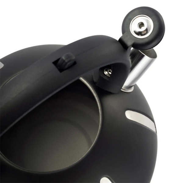 Чайник Kamille из нержавеющей стали со свистком и нейлоновой ручкой KM-100303 фото 5