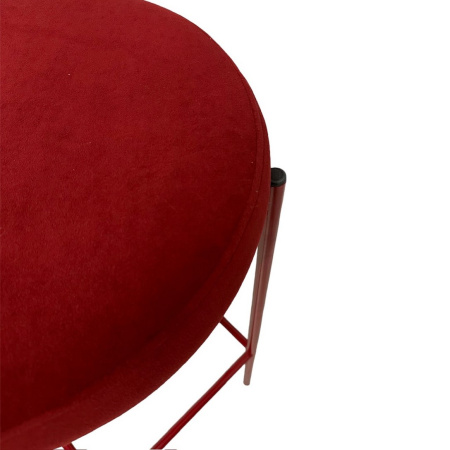 Барний табурет Moon бордовий