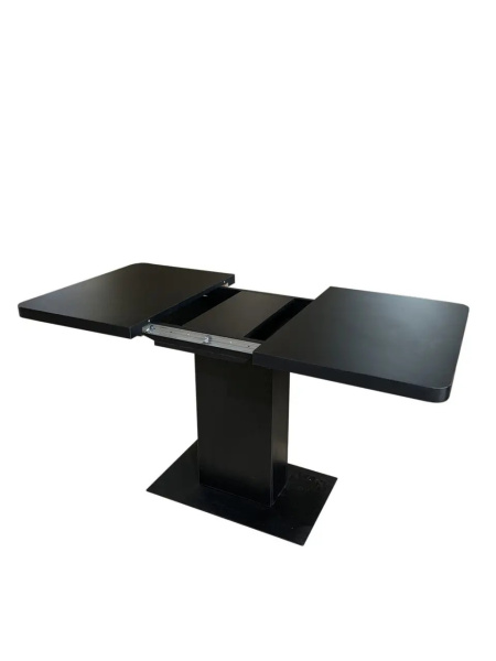 Стіл обідній розкладний Титан чорний фото 2