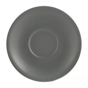Блюдце Color Tea серое матовое GenWare фото 1 Блюдце Color Tea серое матовое GenWare фото 1