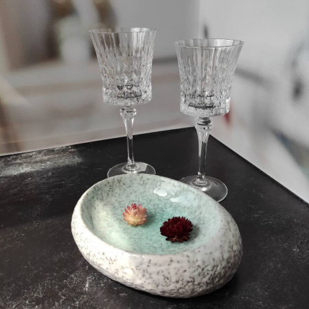 Тарілка Olens Гранітний камінь 18.5x14x4.6 см