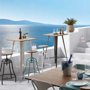 Барный стол MALIBU графитовый  C805R02 фото 4 Барный стол MALIBU графитовый  C805R02 фото 4