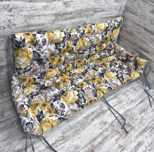 Подушка с бортами на поддоны/качели/каркасы панама “Autumn flowers” фото 1 Подушка с бортами на поддоны/качели/каркасы панама “Autumn flowers” фото 1