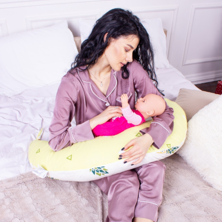 Подушка для вагітних та годування №8677 PL 17-0242 Salyut Полістирол