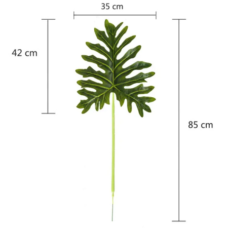 Штучне листя Lacy світлий 85 см