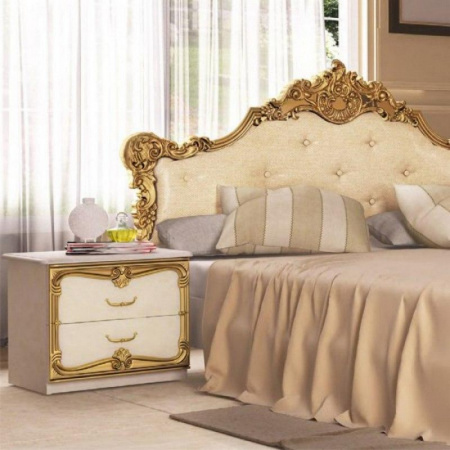 Приліжкова тумба  Вікторія Бежевий 2 шухляди