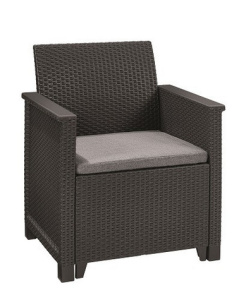 Комплект мебели  Emma 2 seater set серый фото 5 Комплект мебели  Emma 2 seater set серый фото 5