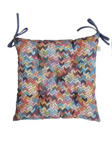 Подушка на стілець 40х40см MixPrint 504 зігзаг Прованс фото 1