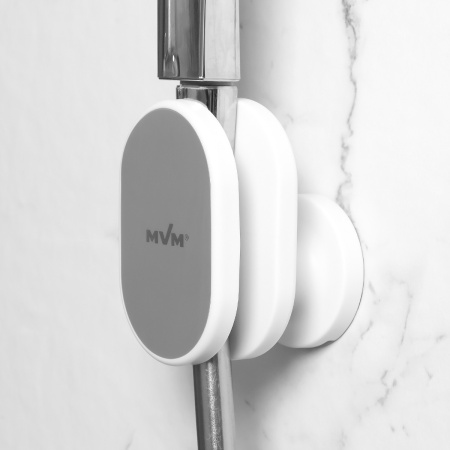 Тримач для душової лійки клейкий сірий