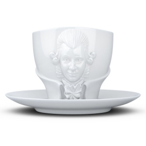 Чашка з блюдцем Tassen Моцарт 260 мл, порцеляна