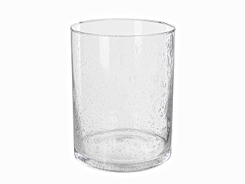 Ваза Циліндр Bubbles M D19 Скло