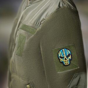 Набор шевронов 2 шт, Череп Герб Украины TM IDEIA 7,5х6см фото 4