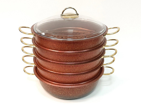 Мантоварка OMS 6091C червона фото 1