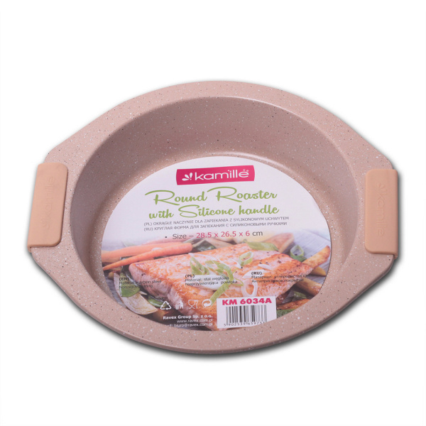 Форма для запікання Kamille 28.5x26.5 см, з вуглецевої сталі фото 1