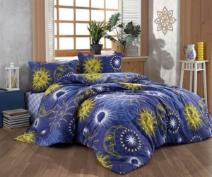 Постільна білизна Lighthouse бязь голд Sun Moon 160х220;1х50х70 фото 1 Постільна білизна Lighthouse бязь голд Sun Moon 160х220;1х50х70 фото 1