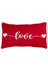 Подушка вязаная Прованс LOVE 30х45 см фото 1 Подушка вязаная Прованс LOVE 30х45 см фото 1