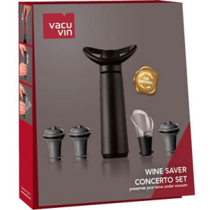 Набор VACU VIN WINE SAVER CONCERTO GIFT SET BLACK 5 предметов фото 3 Набор VACU VIN WINE SAVER CONCERTO GIFT SET BLACK 5 предметов фото 3