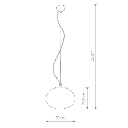 Світильник підвіс Nowodvorski Nuage I Zwis M 7025