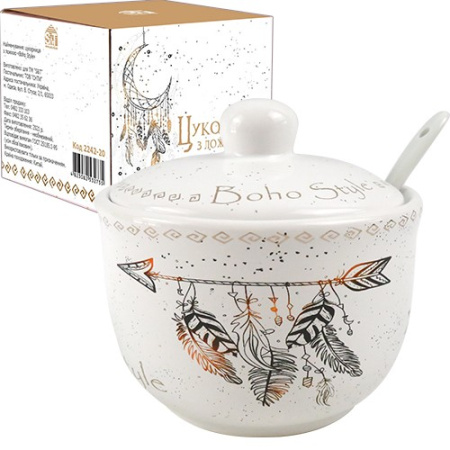 Цукорниця зложкою Boho style