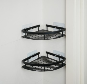 Полиця OPAL, колір чорний, розмір 22x28,5x48см, 2шт фото 2