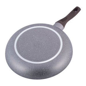 Сковорода Kamille 26 см, с антипригарным покрытием Grey marble из алюминия, для индукции и газа KM-4117 фото 3