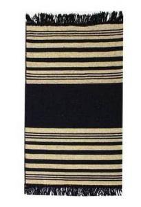 Коврик IzziHome Lara 80х125 lr02 Siyah Sari фото 1 Коврик IzziHome Lara 80х125 lr02 Siyah Sari фото 1