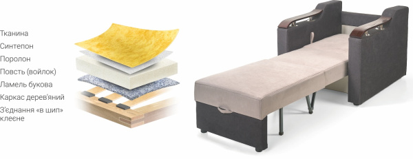 Крісло 7000 розкладне