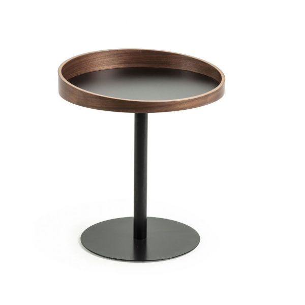 Журнальний столик KARLIN горіх/чорний 46х52  CC0764M41 фото 1