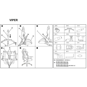 Геймерское кресло VIPER фото 5 Геймерское кресло VIPER фото 5
