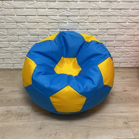 Крісло-м'яч блакитно-жовтий Oxford фото 1