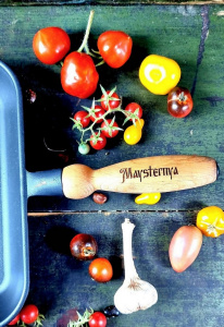 Сковорода чугунная литая Maysternya 28x28x4см квадратная (гриль) фото 4 Сковорода чугунная литая Maysternya 28x28x4см квадратная (гриль) фото 4