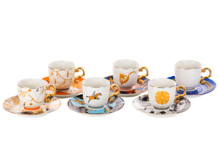 Кавовий набір 12 пр Lefard 100 мл 925-033