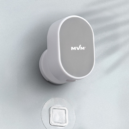 Тримач для душової лійки клейкий сірий