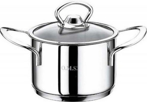 Каструля OMS  2008 з скляною кришкою фото 1