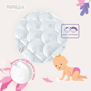 Ковдра Super Soft дитяча ТM PAPAELLA 100х135 см Білий фото 3 Ковдра Super Soft дитяча ТM PAPAELLA 100х135 см Білий фото 3
